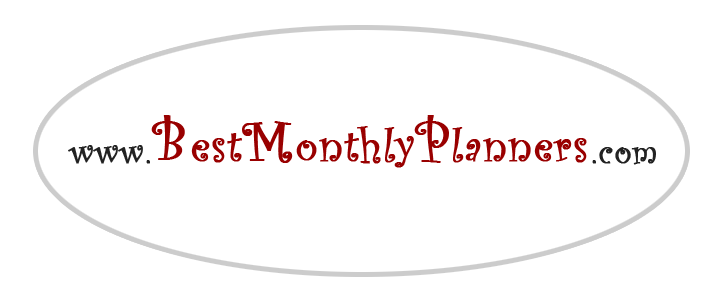 Best Monthly Planners - Organizational Planning Calendars for the Monday to Sunday Work Week
